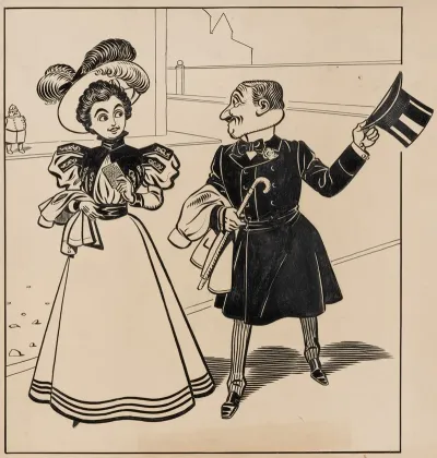 Chivalrous Man Inadvertently Swapping His Coat With A Womans Pl 2