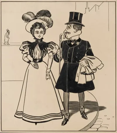 Chivalrous Man Inadvertently Swapping His Coat With A Womans Pl 4