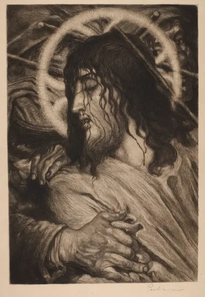 Christ According To The Painting By Wojciech Piechowski