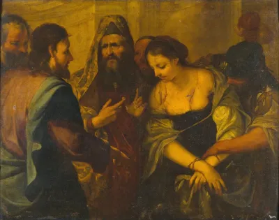 Christ And The Adulteress 5