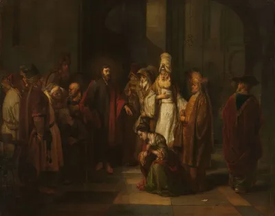 Christ And The Woman In Adultery