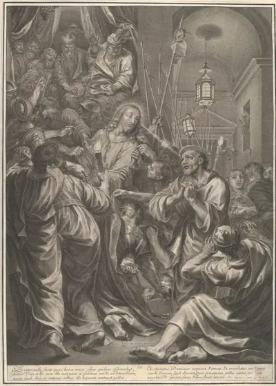Christ Before Caiaphas Looks To St Peter Who Denies Him
