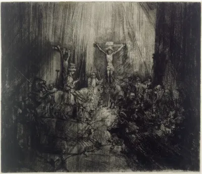 Christ Crucified Between The Two Thieves The Three Crosses 3