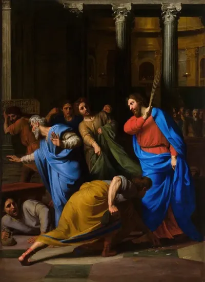 Christ Expelling The Money Changers From The Temple
