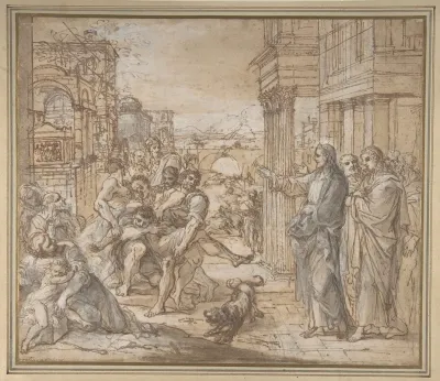 Christ Healing A Possessed Man