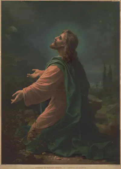 Christ On The Mount Of Olives 5