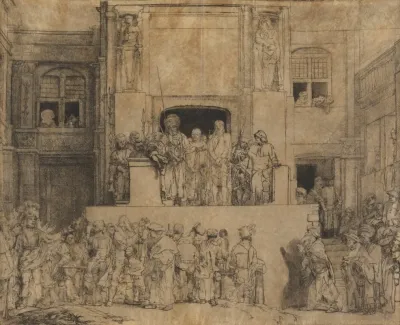 Christ Presented To The People The Oblong Plate