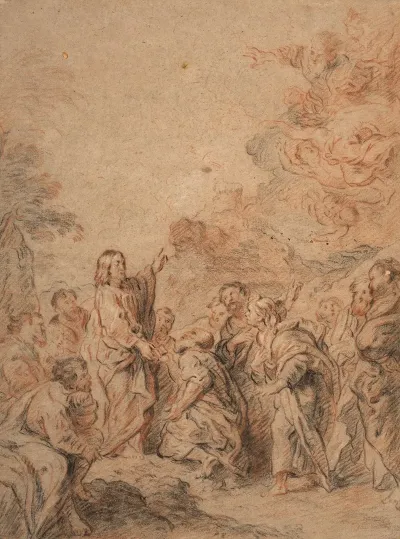 Christ Presenting The Keys To Saint Peter
