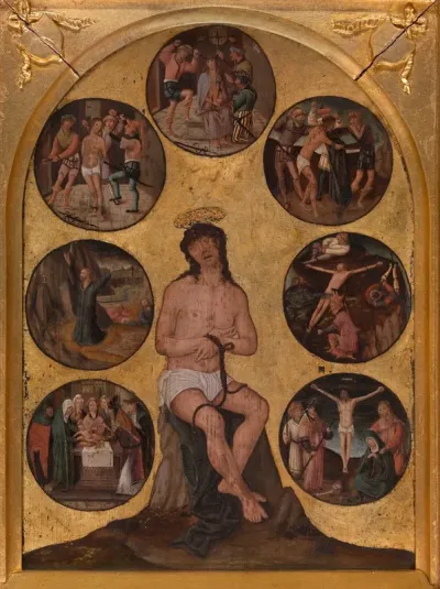 Christ Sitting On The Cold Stone And Other Scenes Of The Passion