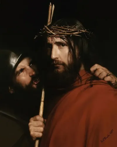 Christ With Mocking Soldier