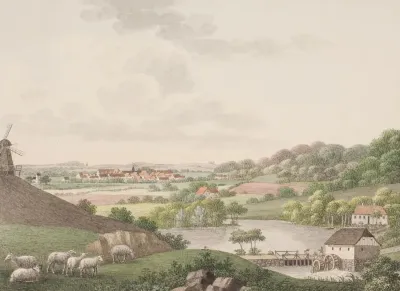 Christiansfeld Fra Den Ostlige Side