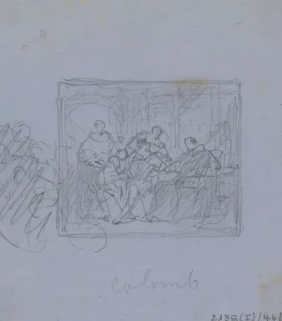 Christopher Columbus And His Sick Son In The Monastery La Rabida 2