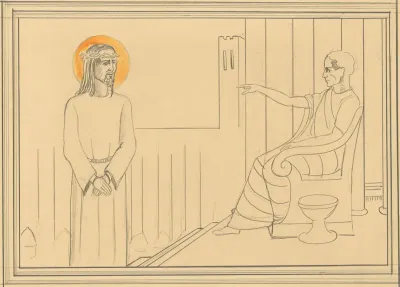 Christus Voor Pilatus