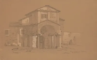 Church Of St Cosmas In Trastevere In Rome