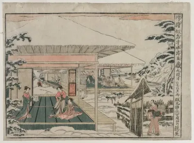 Chushingura Act IX From The Series Perspective Pictures For The Treasure House Of Loyalty