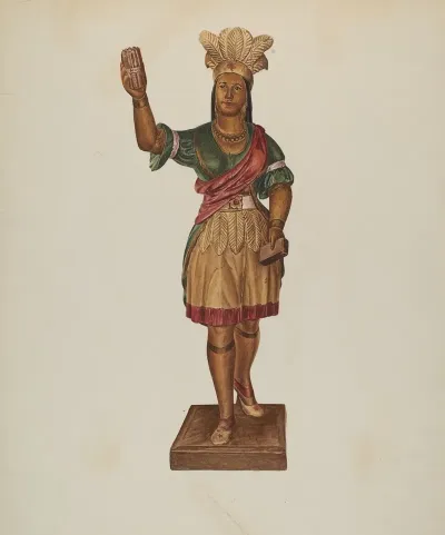 Cigar Store Indian 110