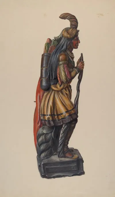 Cigar Store Indian 129