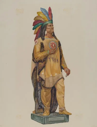 Cigar Store Indian 80