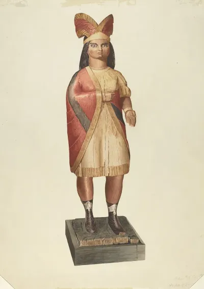 Cigar Store Indian 90