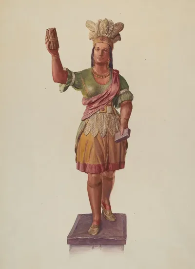 Cigar Store Pocahontas 2