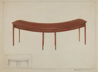 Circular Desk