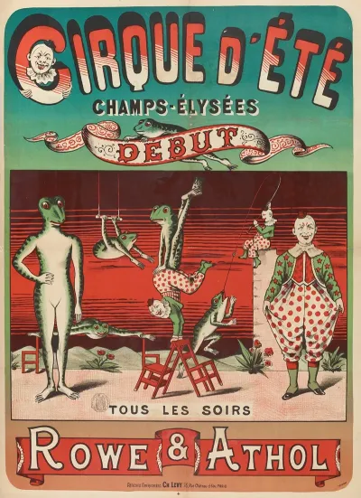 Cirque Dete Champs Elysees Debuttous Les Soirs Rowe Athol 2