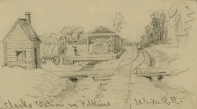 Clarks Station Nr Pilkins U S M R R