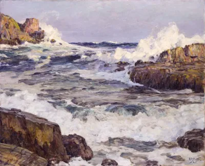 Clearing After September Gale Maine Coast