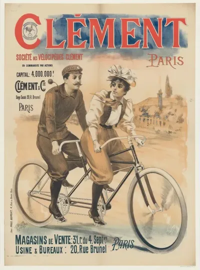 Clement Paris Societe Des Velocipedes Clement