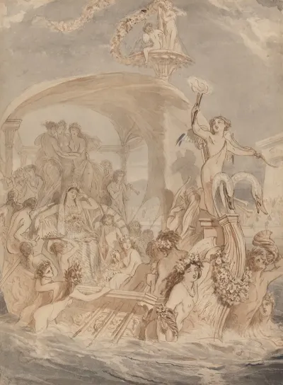 Cleopatra On The Cydnus To Meet Antony