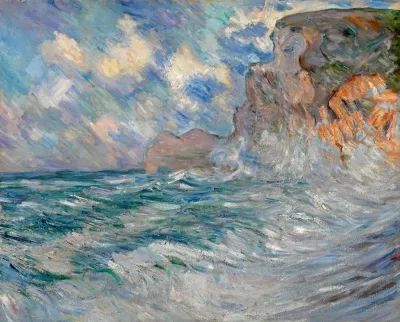 Cliffs At Etretat
