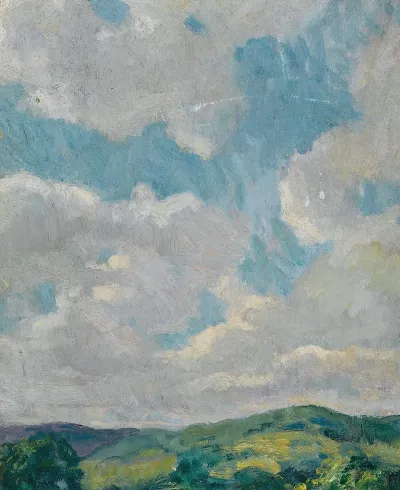 Cloud Study From The Connecticut Litchfield Hills