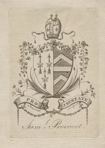 Coat Of Arms With Saml Provoost Inscribed Below