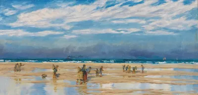 Cockle Fishers At Gravelines