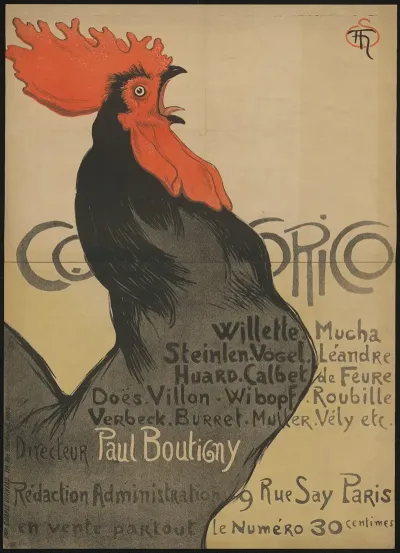 Cocorico Zeitschrift Werbung