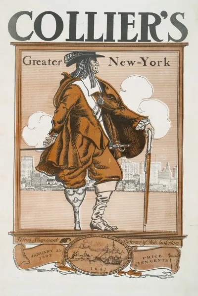 Colliers Greater New York Petrus Stuyvesant Governor Of New Amsterdam 1647