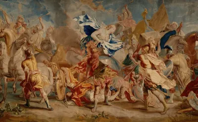 Combat Between Menelaus And Paris
