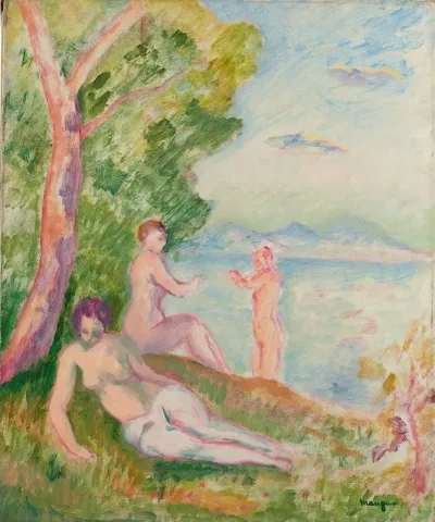 Composition Trois Baigneuses