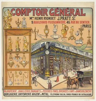 Comptoir General Maison Henri Riondet J Pratt Sr 9 Boulevard Poissoniere