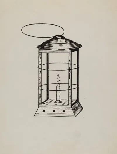 Comstock Miners Lantern