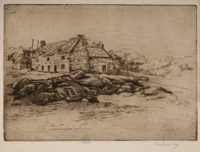 Concarneau Houses On The Coast