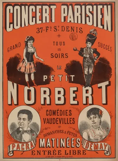 Concert Parisien 37 Fg St Denis Grand Succes Tous Les Soirs Le Petit Norbert
