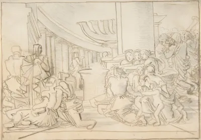 Congregation In A Temple