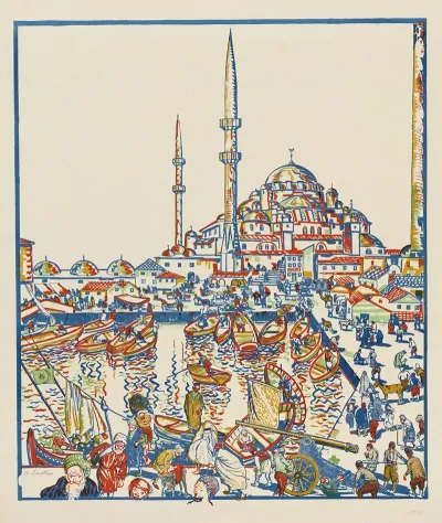 Constantinople With Hagia Sophia
