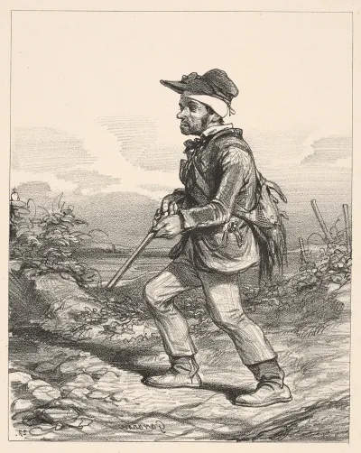 Contemporary Types Mr Gontard Of Clos Gorges Rich Proprietor Eligible Voter Going Hunting At Dawn