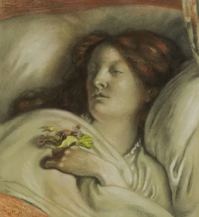 Convalescent Portrait Of Emma Madox Brown