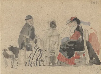 Conversation On The Beach