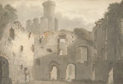 Conway Castle A View Of The Interior