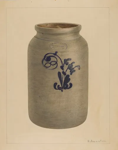Cookie Jar With Cover 2