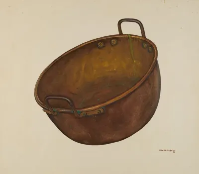 Copper Candy Vessel